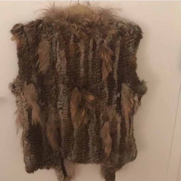 Pookie and Sebastian authentic rabbit fur vest - Picture 3 of 5
